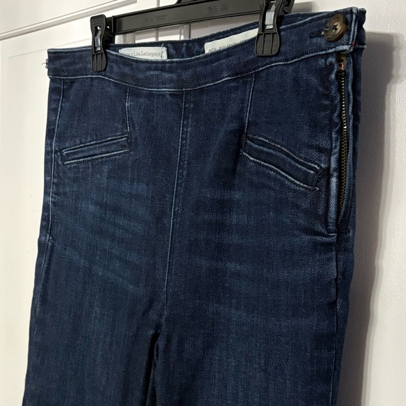 ✨Pilcro And The Letterpress✨ Anthropologie High Rise Denim Leggings Jeans Sz 28 - Picture 5 of 16